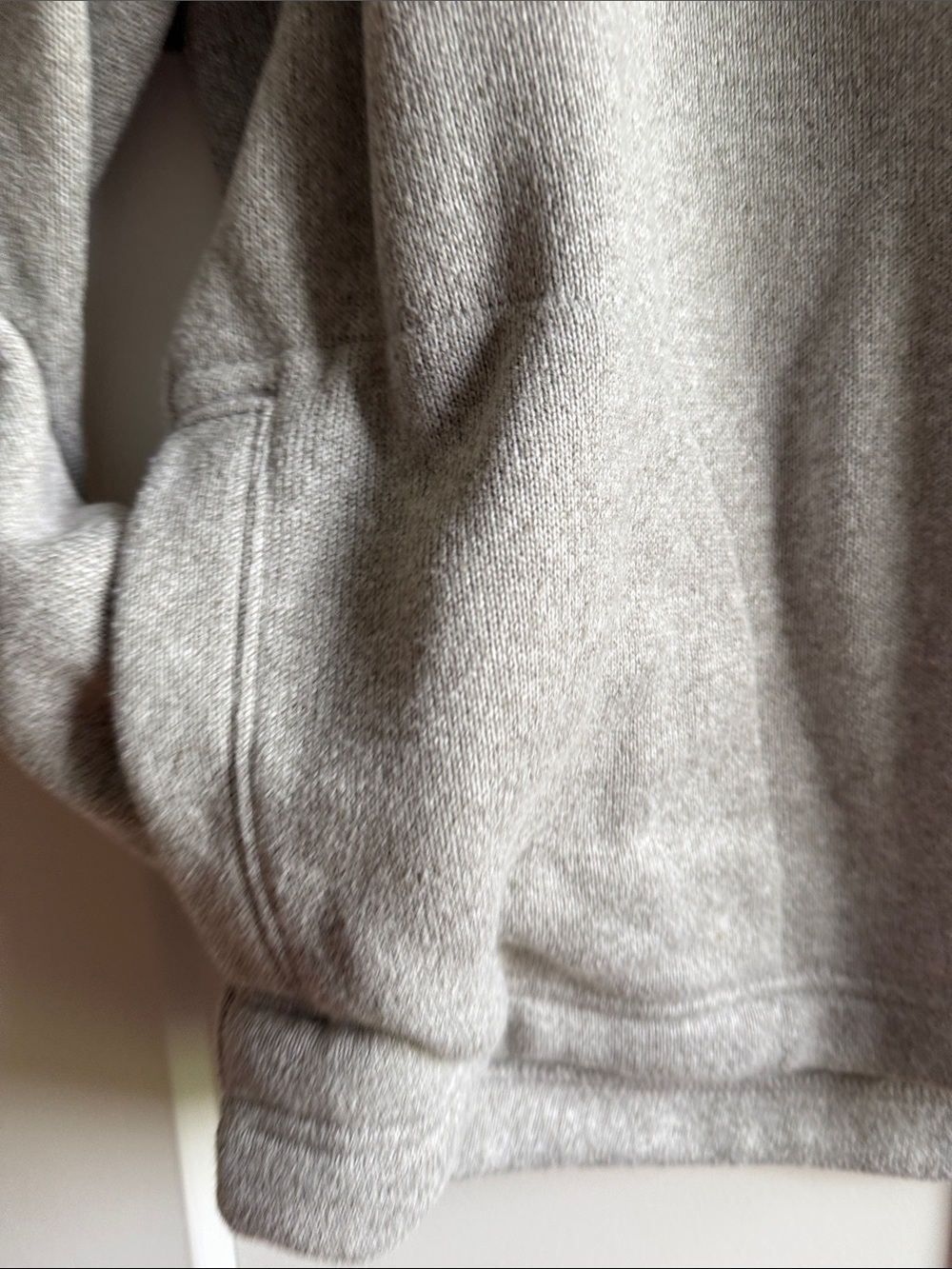 L.L. Bean Light Gray Cowl-Neck Sweater - Picture 4 of 4